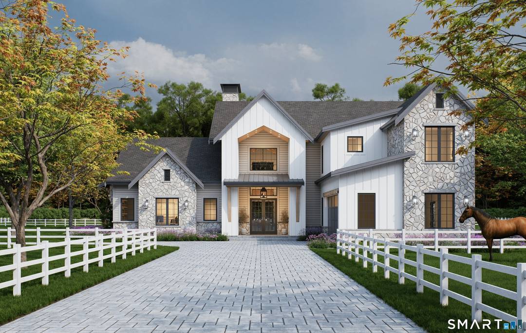 Enjoy breathtaking sunsets atop Avon Mountain from this sophisticated 3, 500 sq ft modern colonial on over 4 private acres.