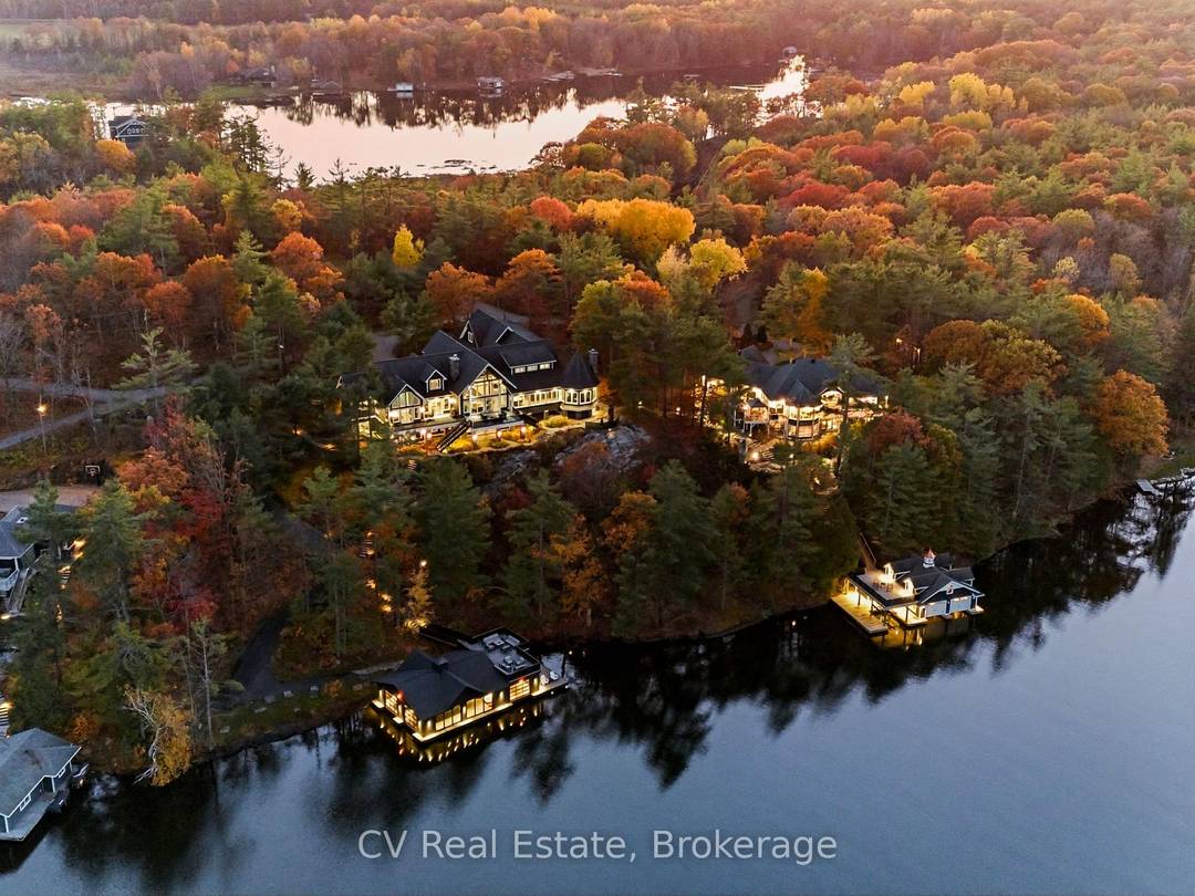 An extraordinary opportunity to secure a landmark Lake Muskoka compound with over 5 acres and approximately 550 feet of combined prime waterfront in an exceptional private setting.
