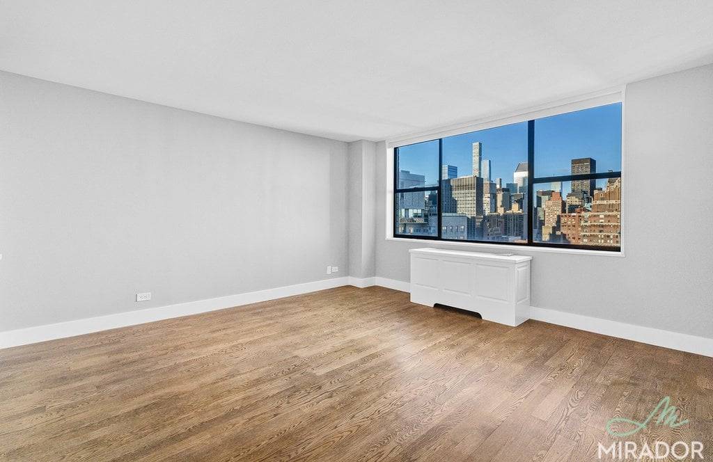 Beautiful gut renovated one bedroom home on the 18th floor of New York Tower.