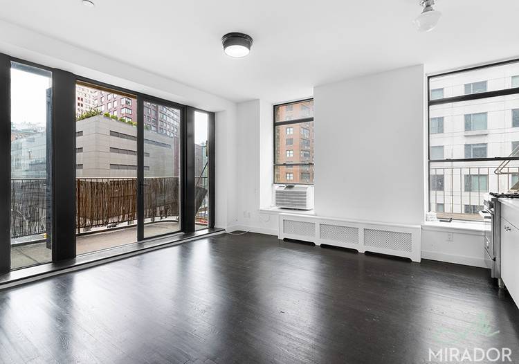 Fantastic new fully renovated 2 bedroom apartment with massive private balcony overlooking Union Square.
