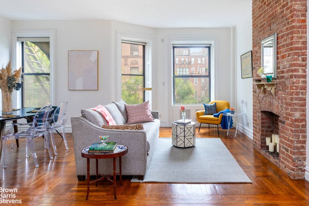 A lovely, sun filled three bedroom home with formal dining, open chef's kitchen and even a windowed home office awaits you at 107 West 82nd Street, Apartment 3BC.