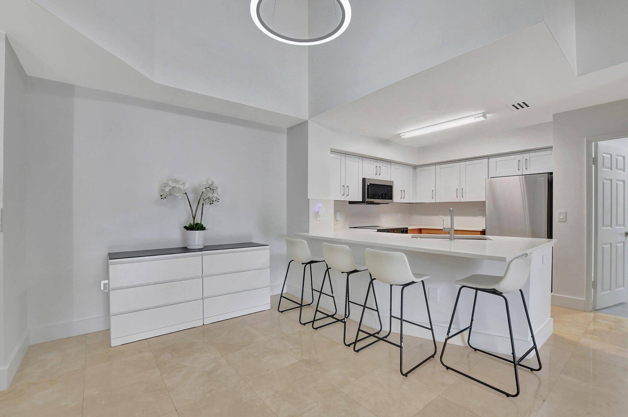 Great opportunity to own this renovated 2 2 in the well located BOCAR Condo in Boca Raton.