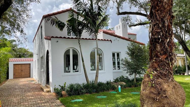 One of a kind historic mediterranean revival style home in Coral Gables Italian Village.