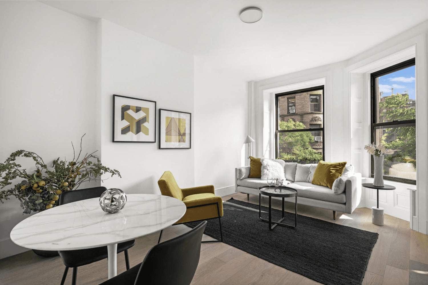 Sponsor Sale No Board Approval Welcome home to unit 3A, a beautiful 2 bedroom, 1 bathroom apartment with a luxurious and newly renovated interior.