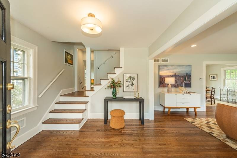 FOUR BEDROOM COLONIAL BEAUTY LOCATED ON HIGHLY DESIRABLE UPPER MONTCLAIR TREE LINED STREET JUST TWO BLOCKS TO NYC TRAIN, AND LESS THAN A MILE TO UPPER MONTCLAIR RESTAURANTS, SHOPS, SCHOOLS ...