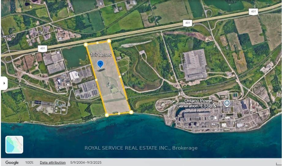 107 acres total includes 84 acres zoned H ML1, H ML2 and H MO2 ; plus 23 acres zoned EP with 1, 300 feet Lake Ontario frontage ; and 1300 ...