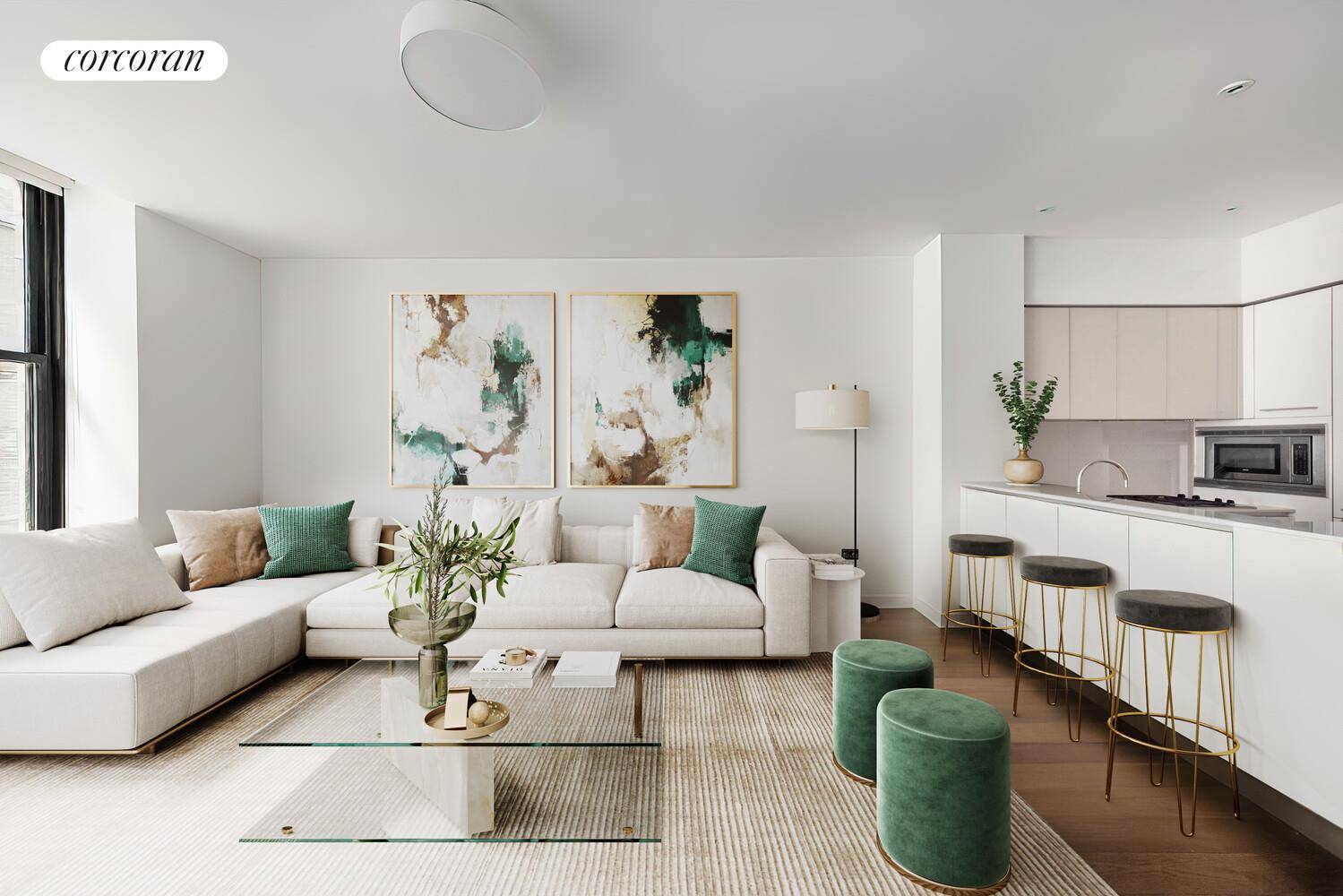 Soaring ceilings, oversized windows, an open layout, and 2 SIDE BY SIDE STORAGE UNITS make Residence 14N at The Broad Exchange Building the ideal downtown home for both everyday living ...