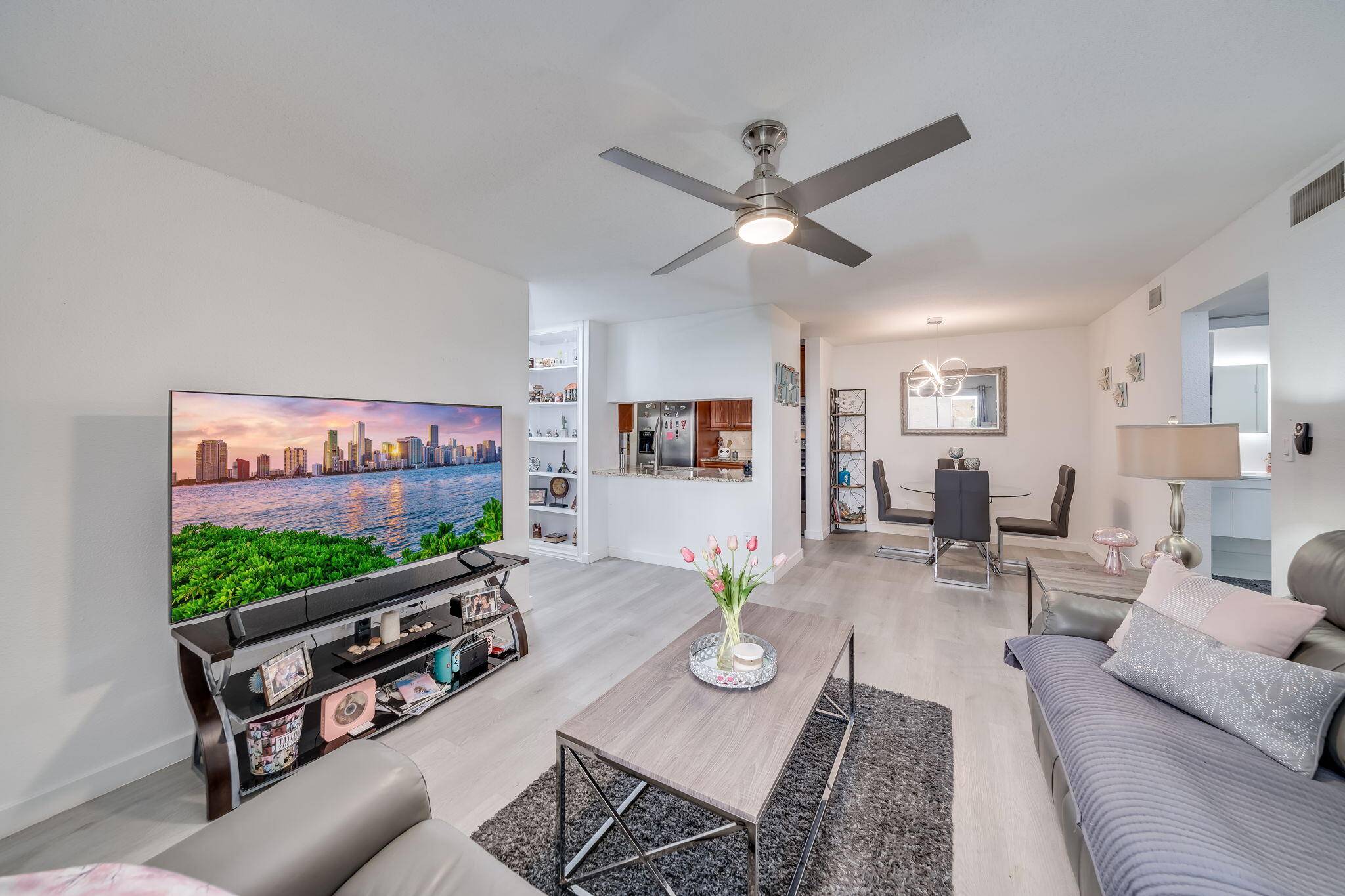 Completely remodeled 1 1 conveniently located on the first floor, a few steps away from its designated parking spot, in a desirable, quiet and safe community right across the street ...