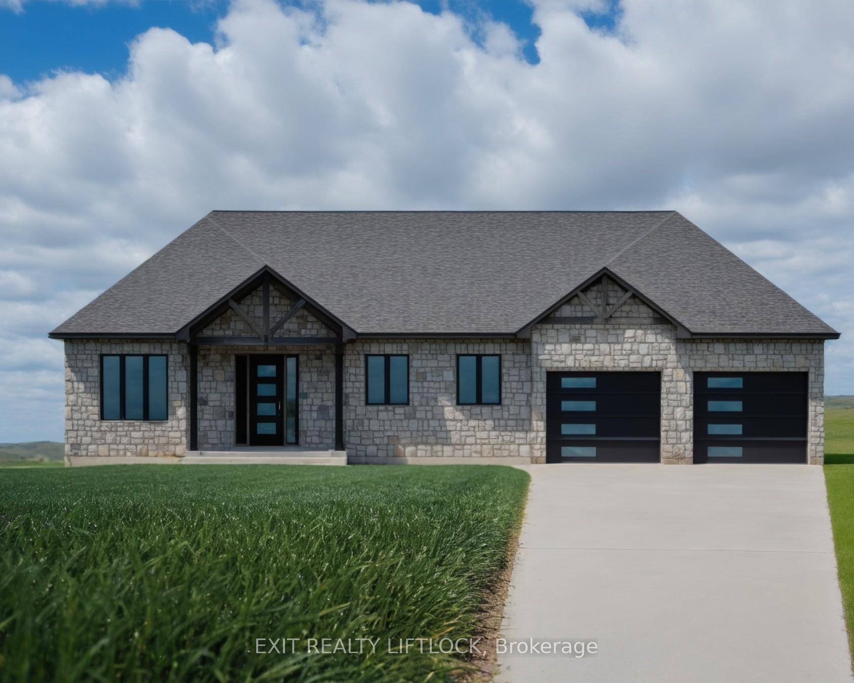 To be Built Custom built 3 bedroom bungalow by Davenport Homes in the rolling hills of Cavan.