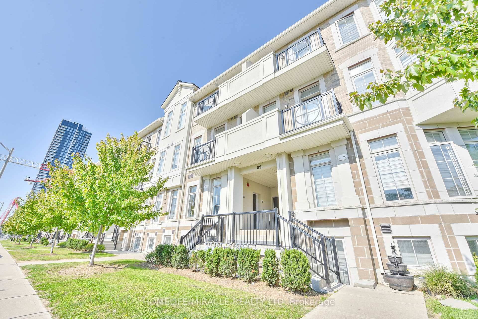 Welcome to this nearly 5 year old, Beautiful freshly painted, sun soaked stacked townhouse with no carpet, offering 2 bedrooms, 1.