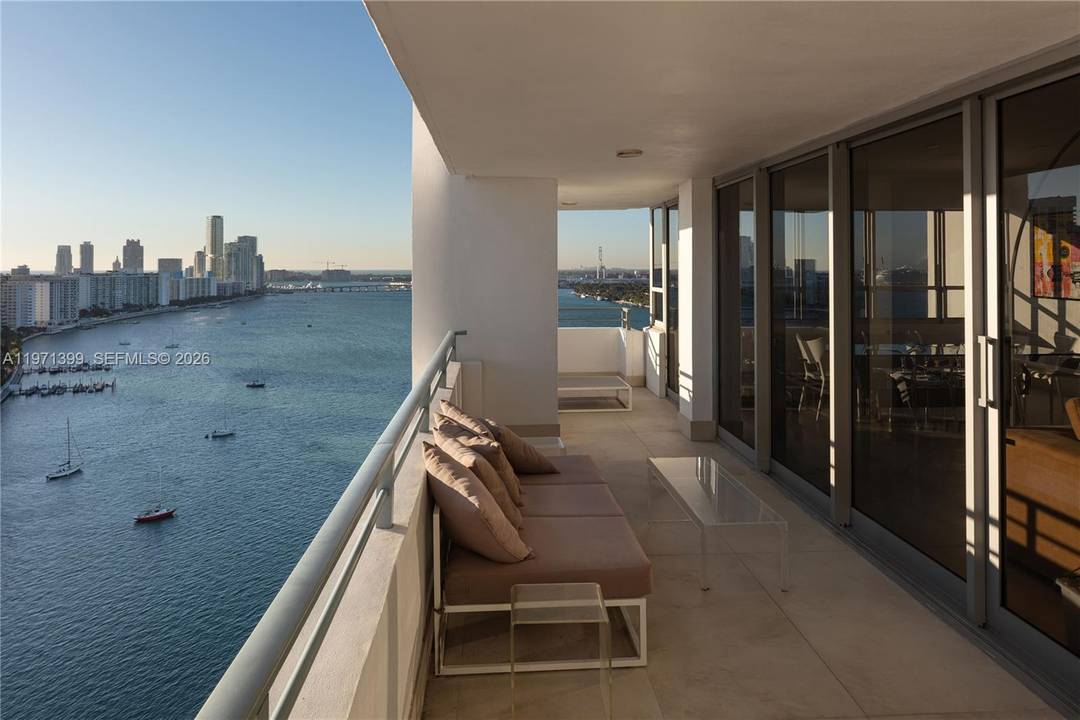 Open Sky. Endless Water. Uninterrupted View Penthouse 2 at Costa Brava rises above Belle Isle with unobstructed views of Biscayne Bay, the Miami Beach skyline, and the Atlantic Ocean.