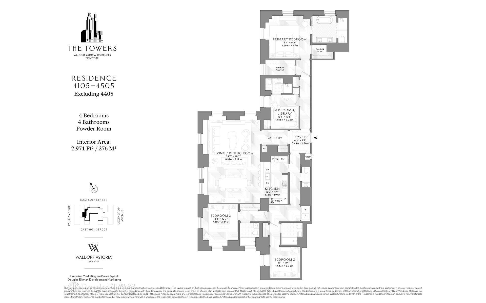 Own a piece of history at The Towers of the Waldorf Astoria.