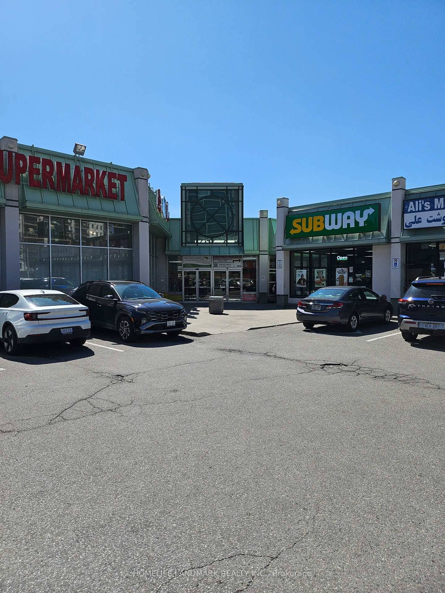Located at Busy Peasant Plaza in North York, Next to Chinese Supermarket.
