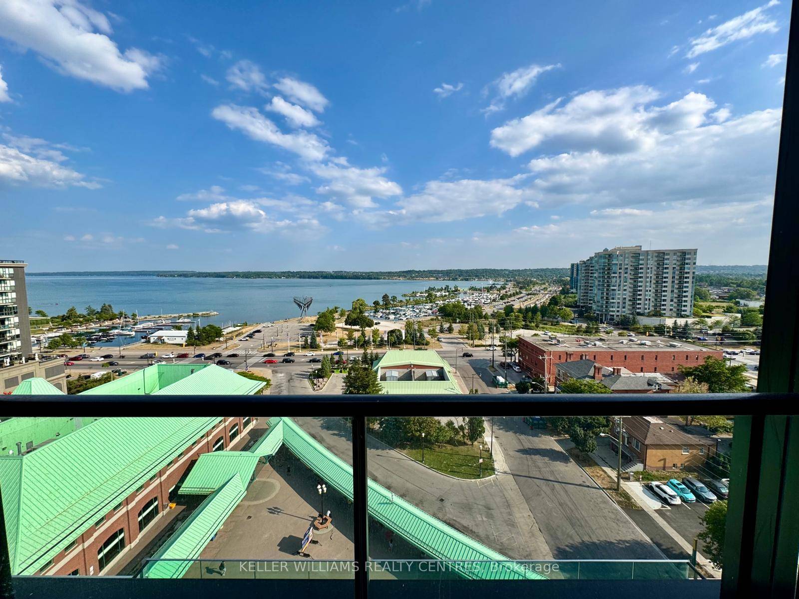 Experience elevated waterfront living in this stunning 1 bedroom den condo located on the 9th floor of 39 Mary Street in Barrie, Ontario.