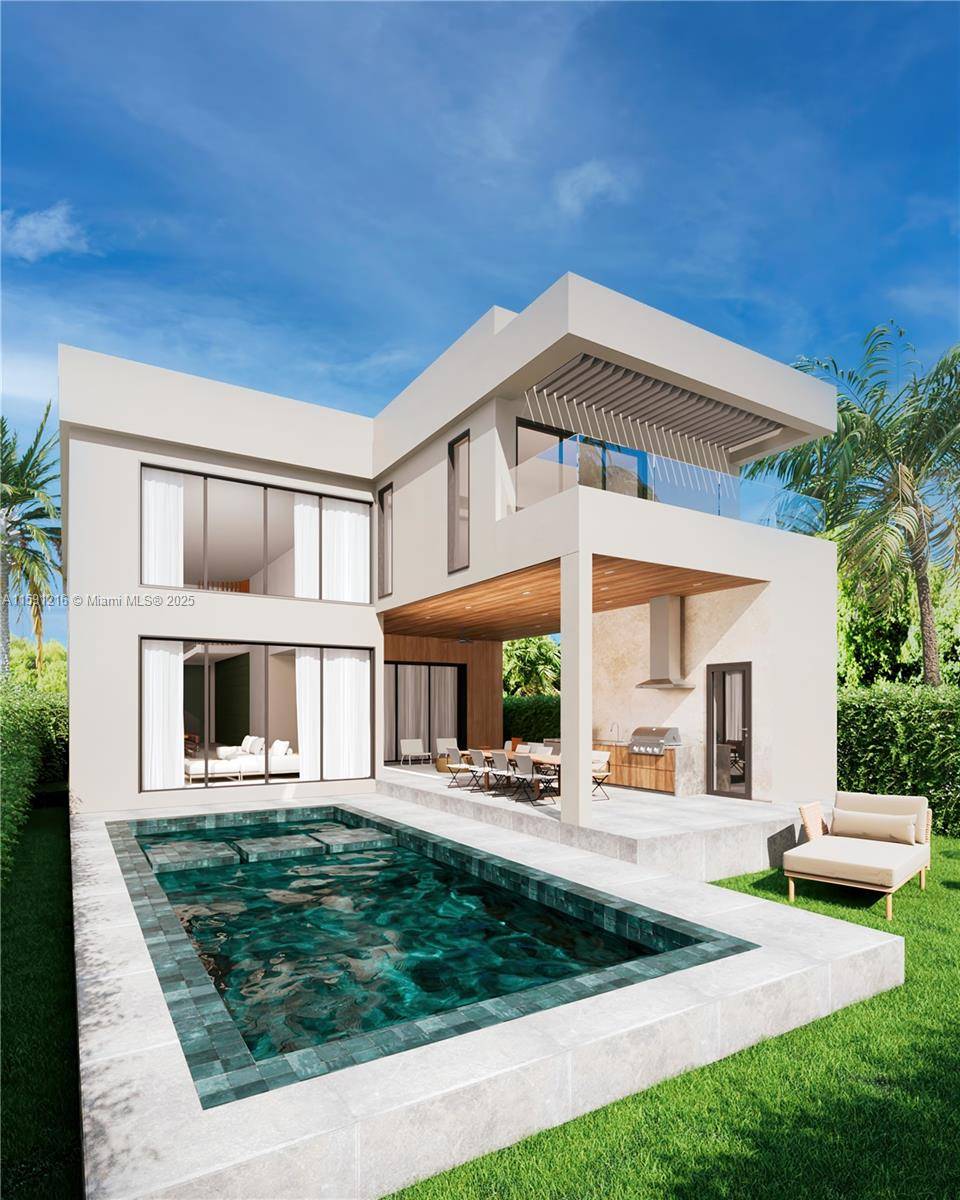 Brand new construction of an urban luxury living single family home in the Roads by Brickell.