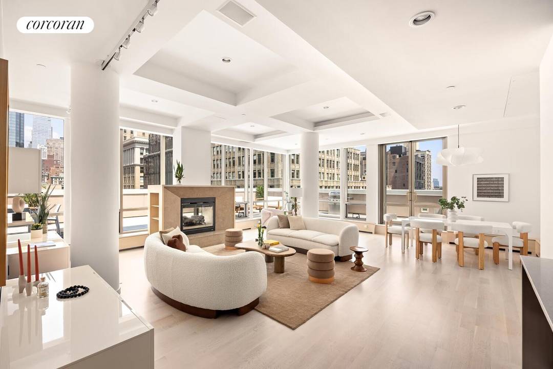 Sophisticated Indoor Outdoor Penthouse Living Welcome to PH1 at 76 Madison Avenue an expansive and meticulously crafted 3 bedroom home office, 3.