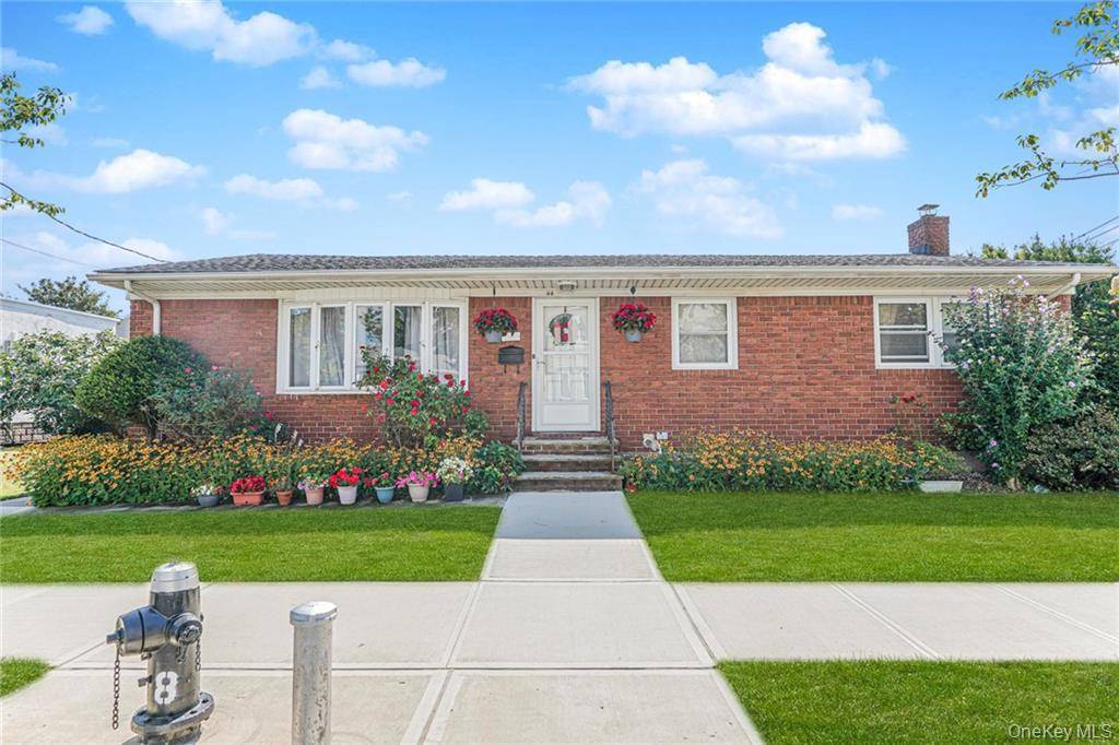 This charming ranch single family home features 3 bedrooms and 2 bathrooms with the second bathroom in the basement awaiting your finishing touch.