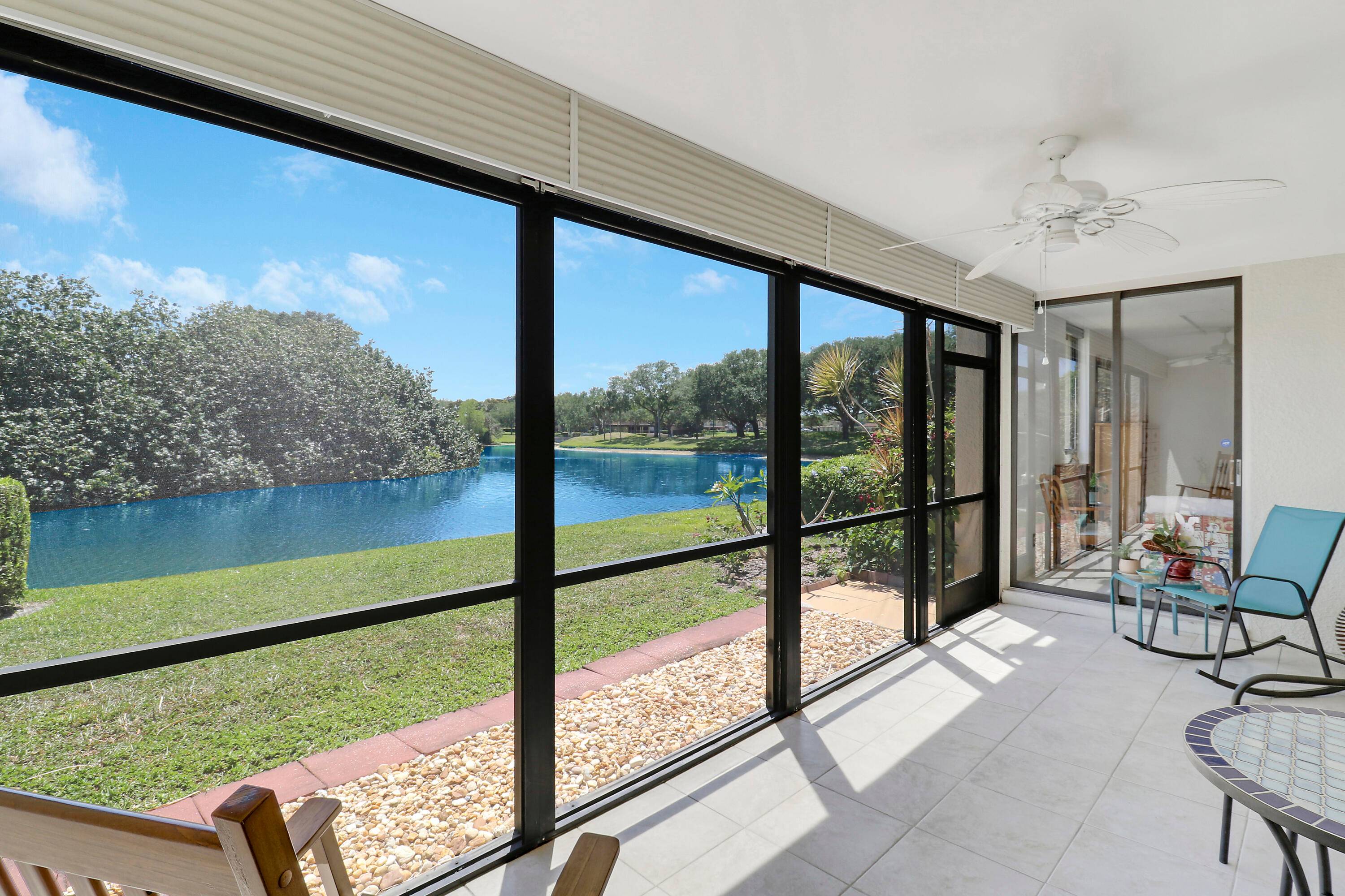 Come see this 1st FLOOR no stairs 2 bedroom with flex room that can be easily converted to a 3rd bedroom and 2 bathroom condo in the heart of Palm ...