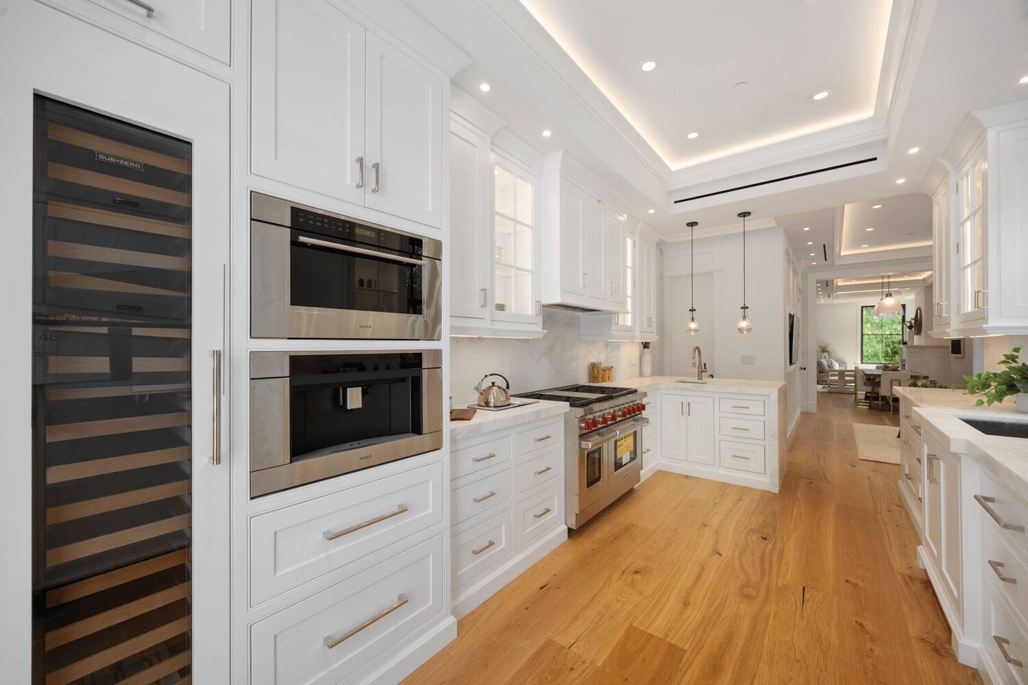 This newly completed five story single family residence is a true classic, offering over 4, 843 square feet of exquisitely finished living space blending timeless elegance with modern design.