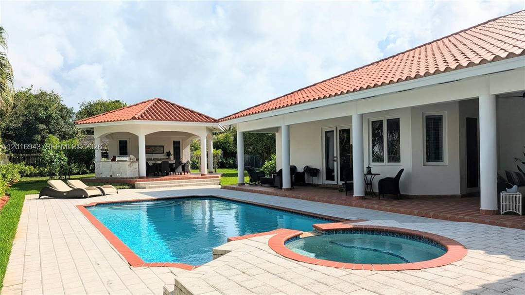 Located on a quiet street near some of the area s top rated public and private schools, this beautiful one story pool home sits on an oversized 19, 800 SF ...