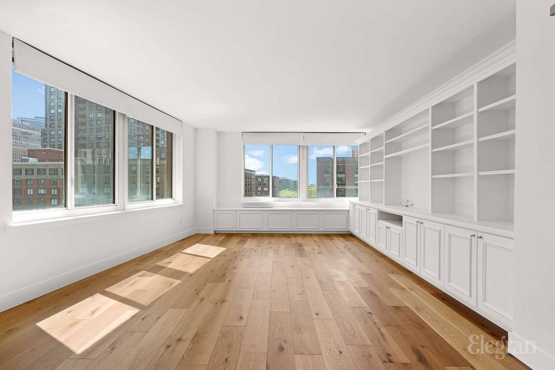 Welcome to Residence 805 at 333 Rector Place, a rare and stunning corner two bedroom, two bathroom home located in the luxurious 1 Rector Park condominium.