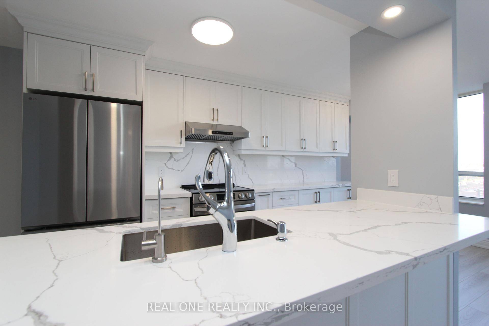 Fully renovated, elegant and top quality finished, 954 square feet, stunning spacious 2 bedroom corner unit, 2 washrooms with glass shower, LED mirrors and lighting fixtures, absolutely beautiful kitchen with ...