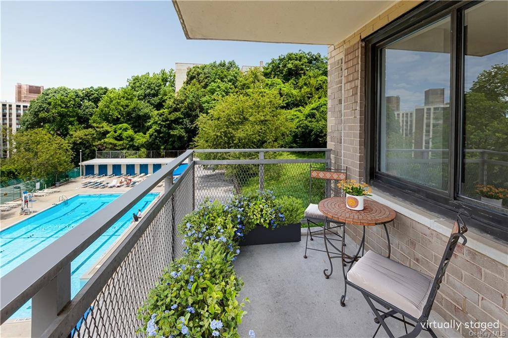 CORNER 3 bed 2 bath TOTALLY RENOVATED with PRIVATE TERRACE and RIVER VIEWS in Riverdale's most desirable FULL SERVICE building, Manor Towers.