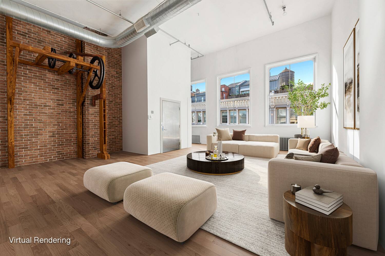 Authentic SoHo Loft. Dramatic Architectural Details.
