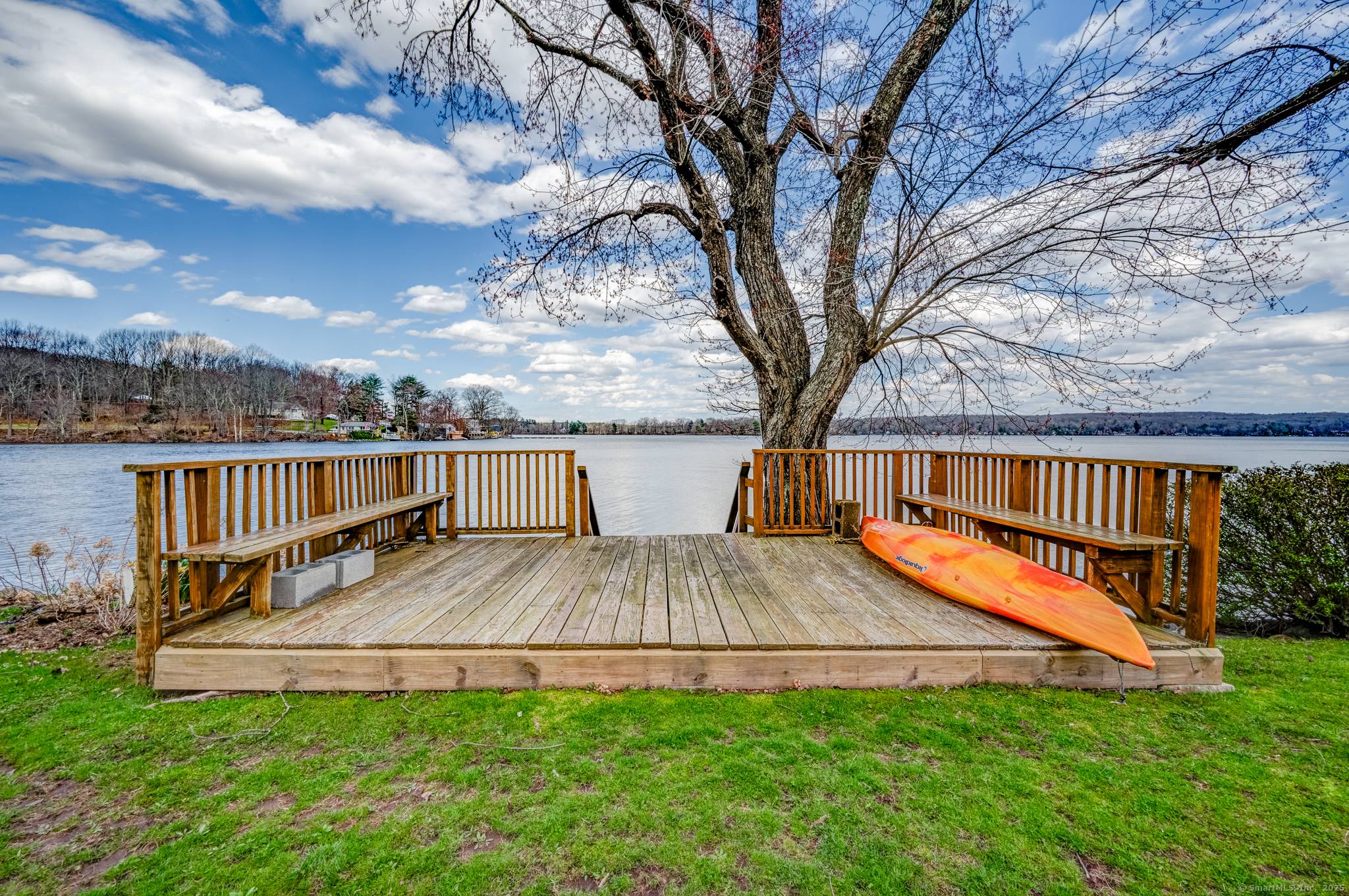 Spend your summer and fall at Bantam Lake as part of a private waterfront community with picturesque grounds, beach, swim platform, tennis court and basketball court.
