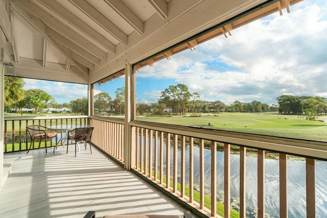 Wake up to sunlit mornings and peaceful golf course views in this bright, furnished, and tastefully renovated 2BR 2BA condo on a private 2nd floor walk up.