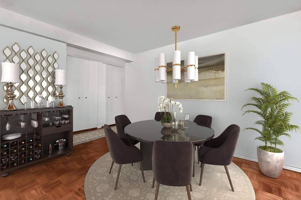 NEW FABULOUS SOUTH AND EAST CORNER ONE BEDROOM FOR SALE Beautifully proportioned home at the iconic Sheridan, one of Greenwich Village s most sought after, full service boutique cooperatives.