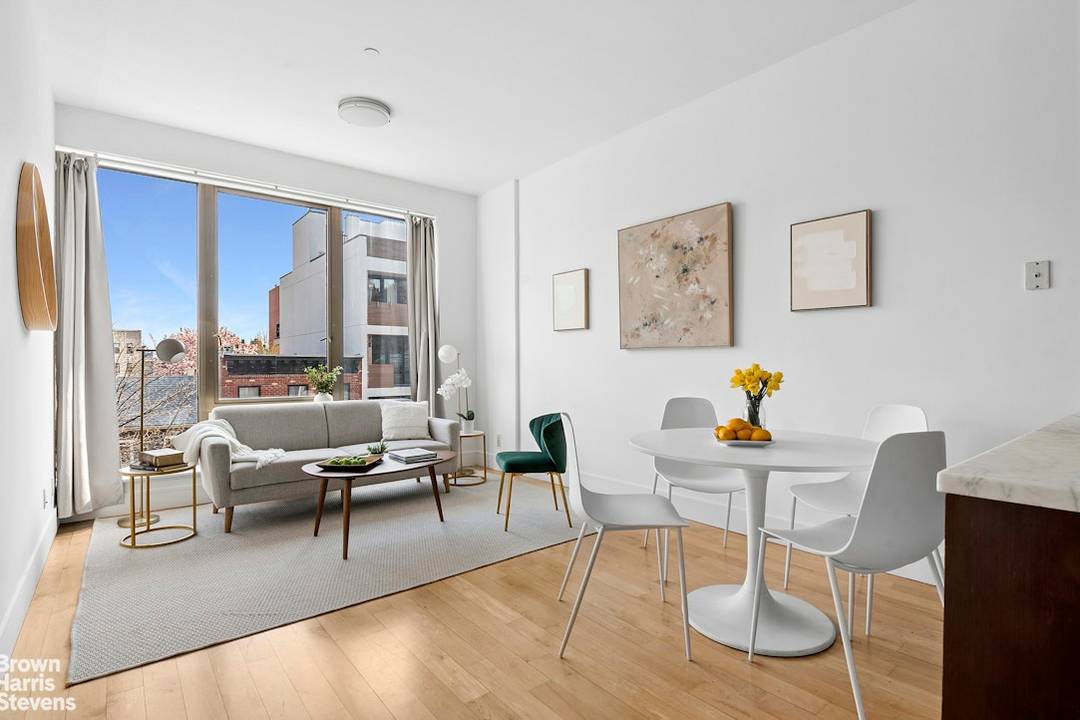 Located on a quiet tree lined street in Park Slope, this sun drenched one bedroom, one bathroom residence offers a refined lifestyle within a boutique condominium designed by Karl Fischer ...