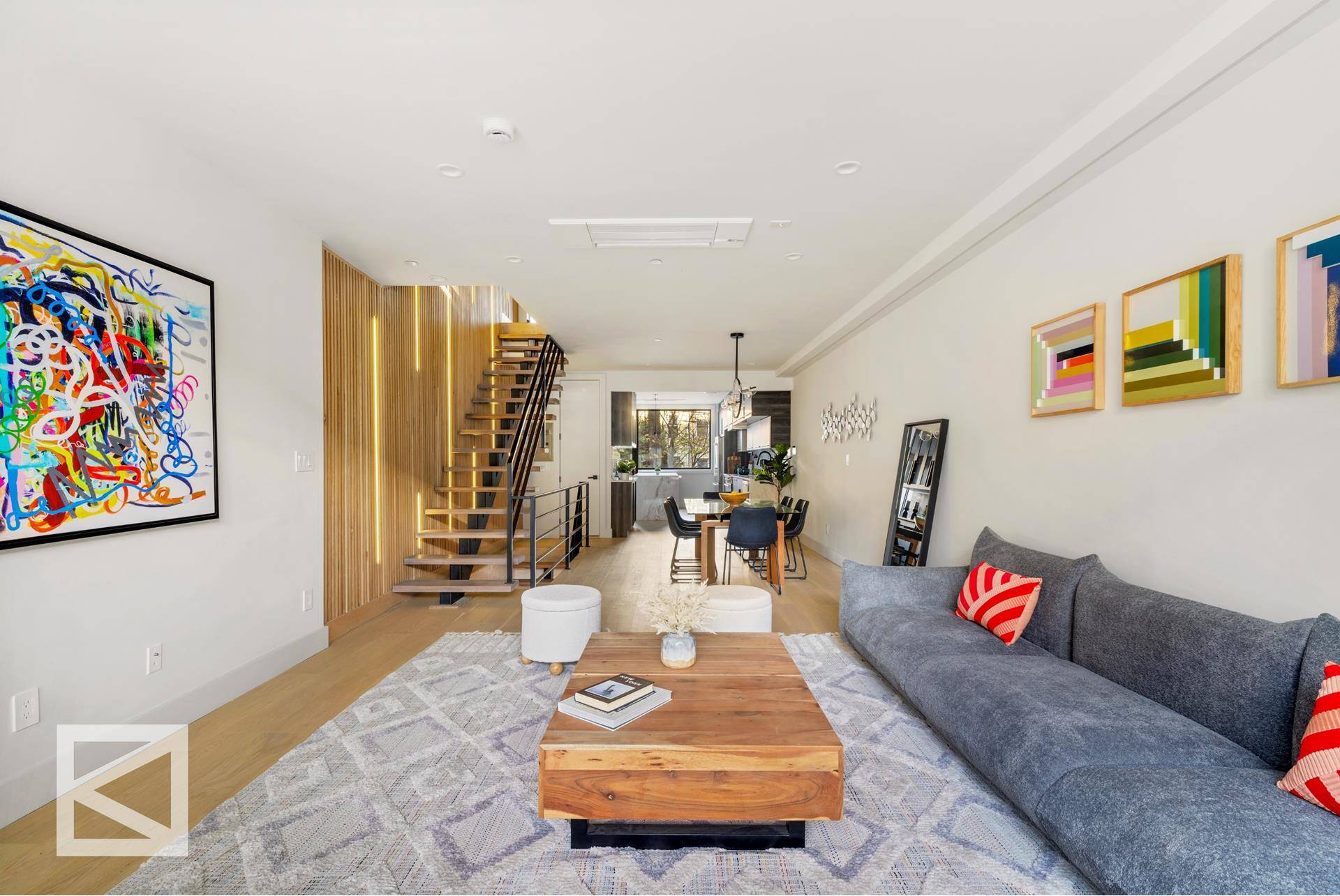 Welcome to 146 Newel Street, an architecturally striking and meticulously crafted townhouse that redefines urban living in Greenpoint, Brooklyn.