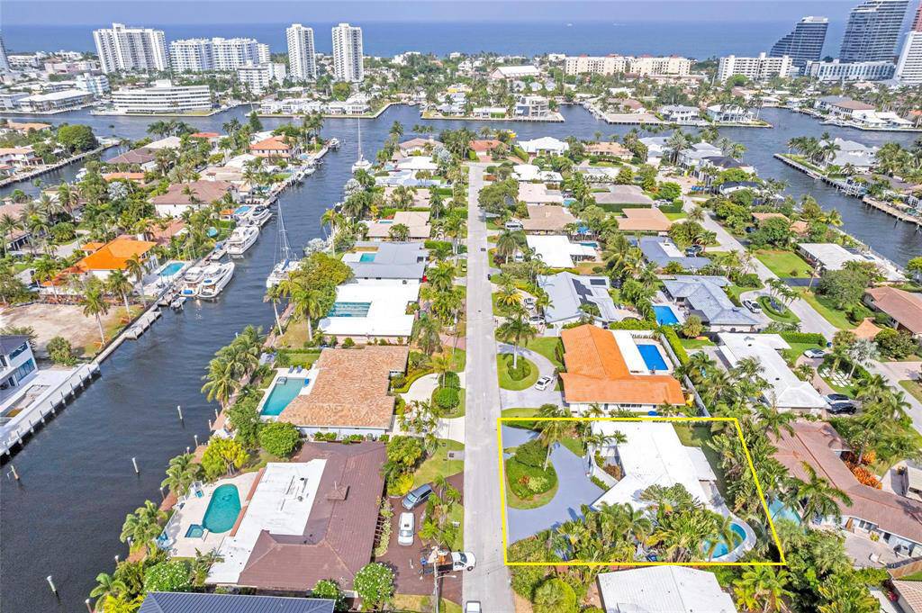 30 DAY MIN 6 MONTH MAX Flexible Terms Month to Month Pretty Turnkey Coral Ridge updated pool home on beautiful East of Bayview waterfront street.