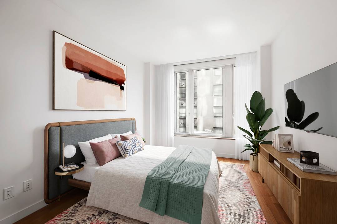 Modern Elegance in the Heart of the Financial District Introducing Residence 9F at 15 William Street a sleek and spacious 1 bedroom, 1 bathroom home offering 812 square feet of ...