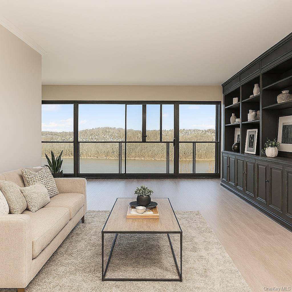 Welcome to this spacious 3 bedroom, 2 bath residence offering captivating, panoramic views of the Hudson River best enjoyed from your private terrace.