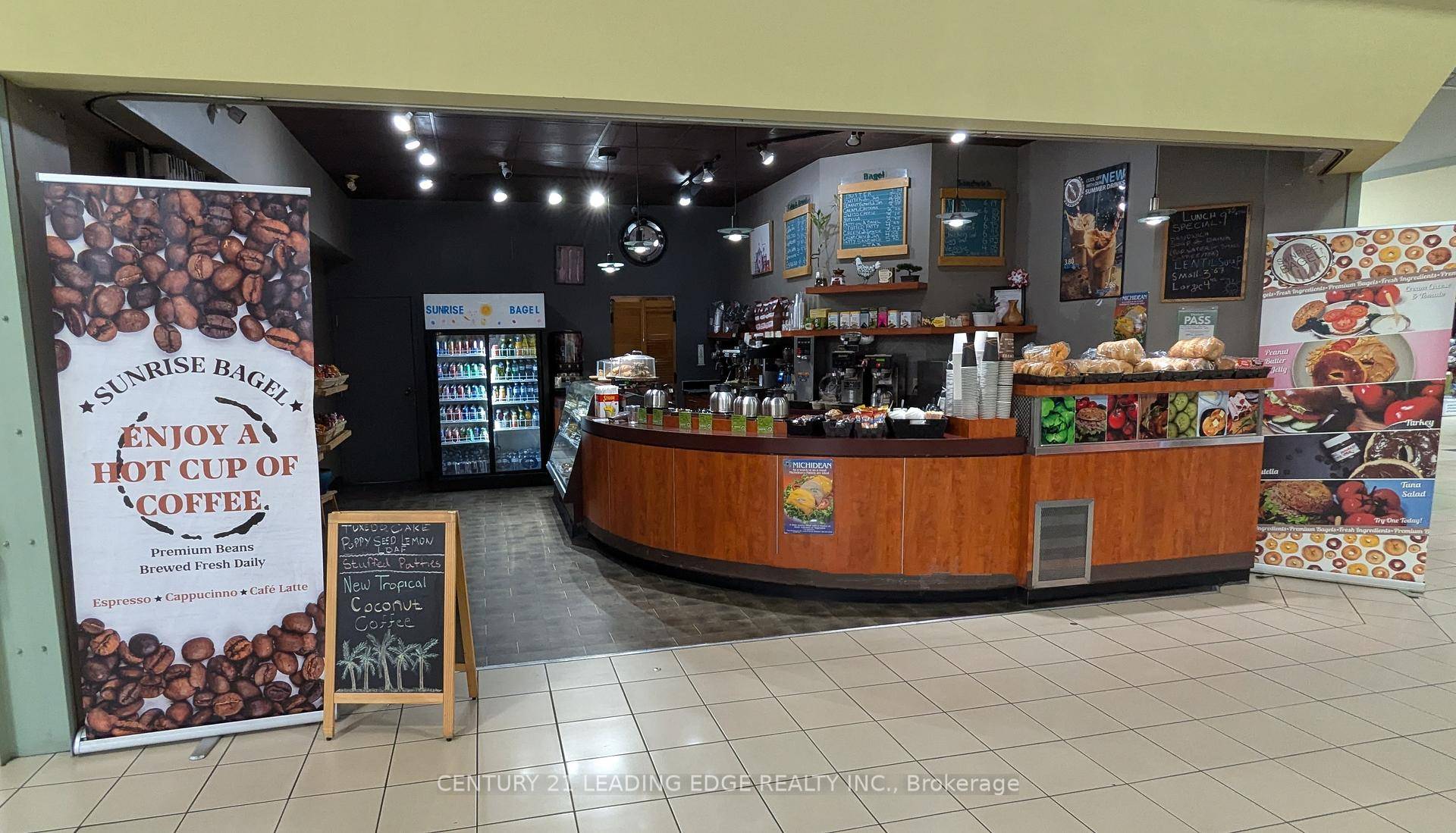 Great Opportunity To Own a Turn Key Caf and bagel store and be your own Boss.