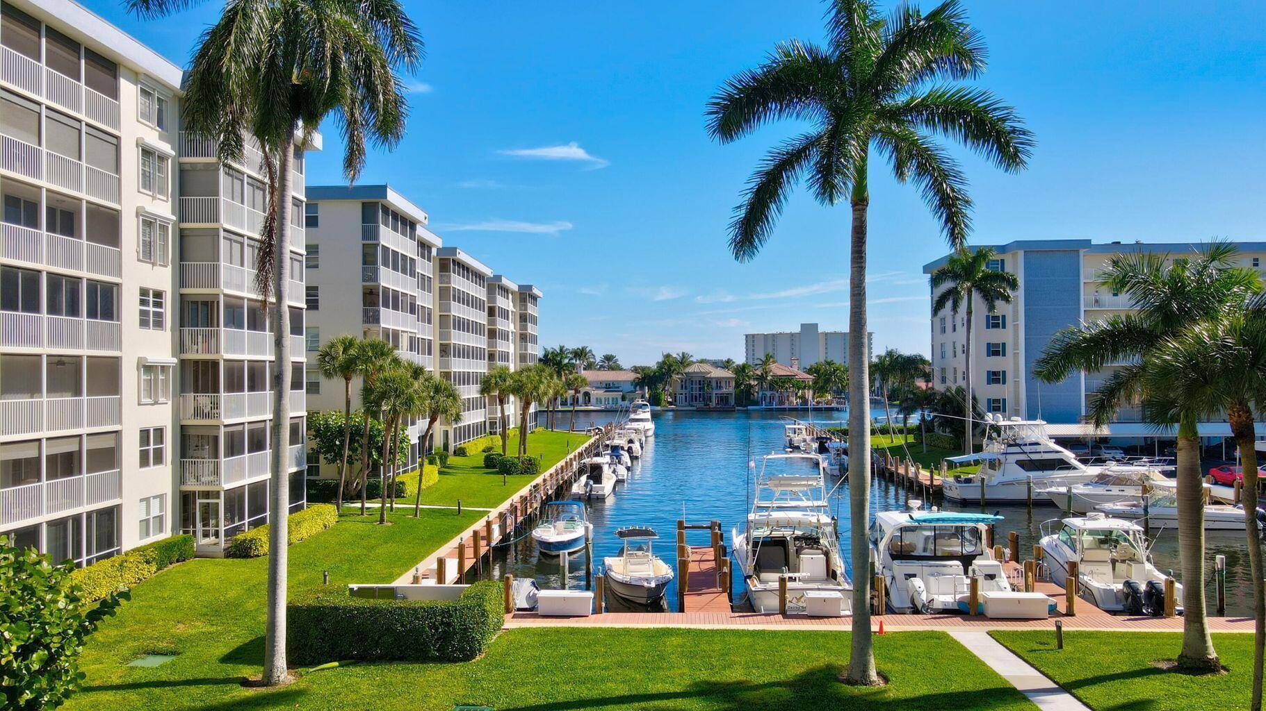Fantastic, direct intracoastal views with a peek of the ocean in the distance.