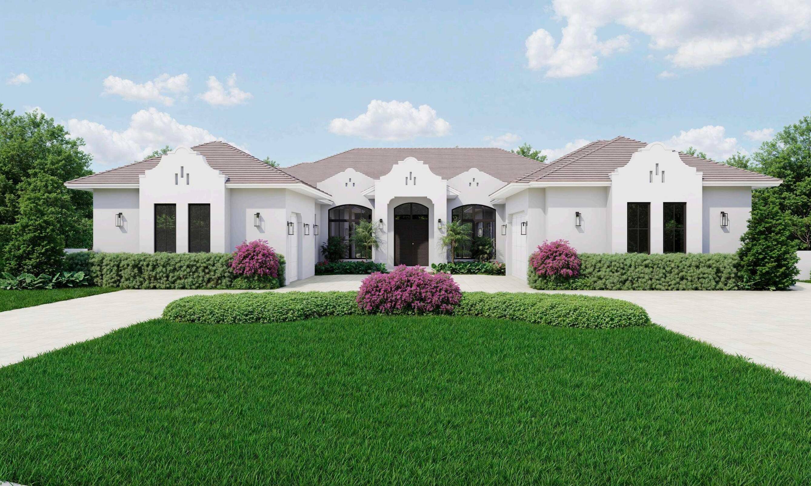 Welcome to a stunning new construction home that embodies timeless British West Indies architecture, nestled in the prestigious town of Gulf Stream, Florida.