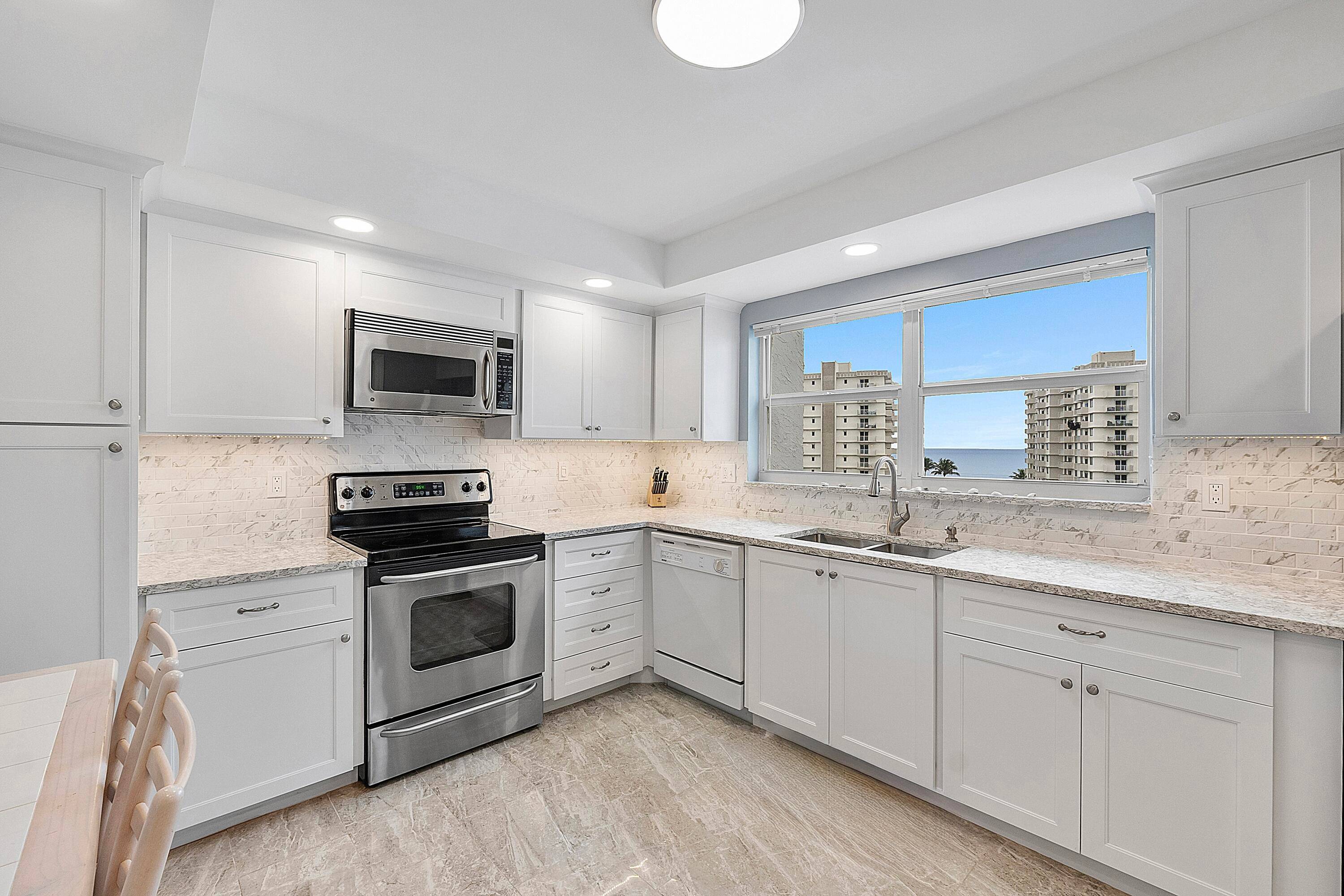Seagate of Highland Beach is ensconced on a Barrier Island in the Exclusive Town of Highland Beach 2 2 COMPLETELY REMODELED CORNER UNIT WITH OCEAN INTRACOASTAL VIEWS.