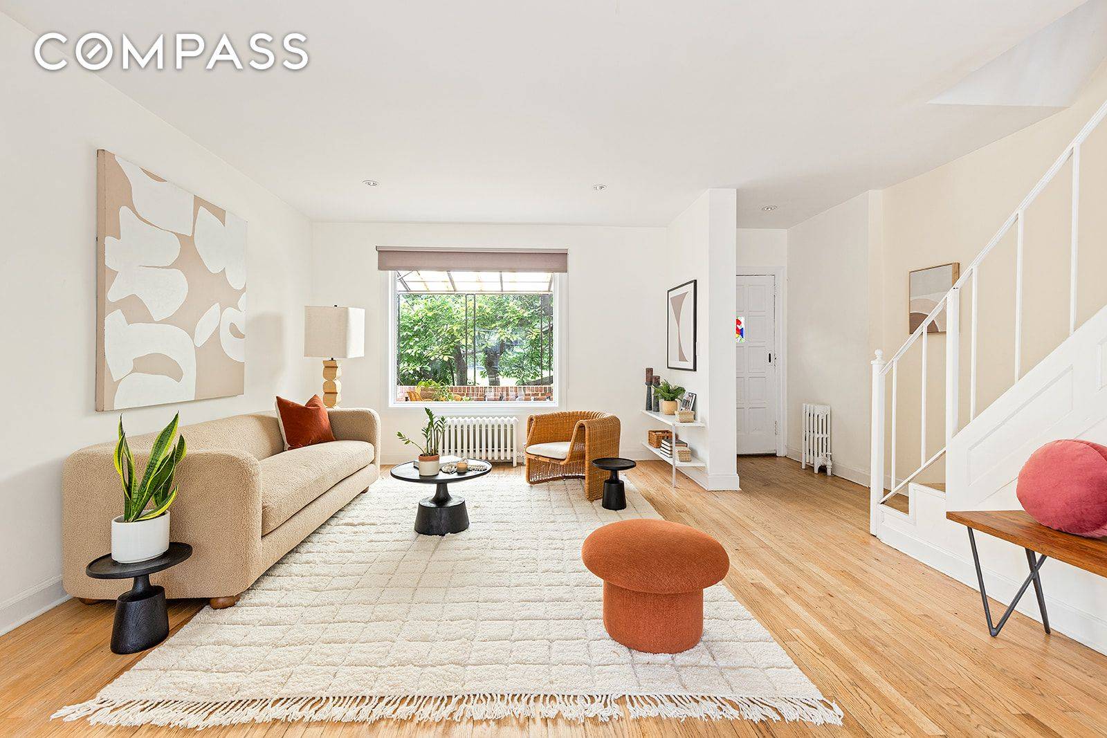 One of a Kind Parkside Townhouse in the Heart of Williamsburg Welcome to your private oasis directly across from Cooper Park an exceptional 1, 815 square foot townhouse that blends ...