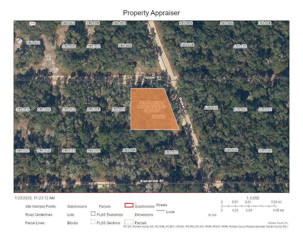 Corner lot. 36 acre now available for your new Florida home in Interlachen Lakes Estates, Putnam County Florida.