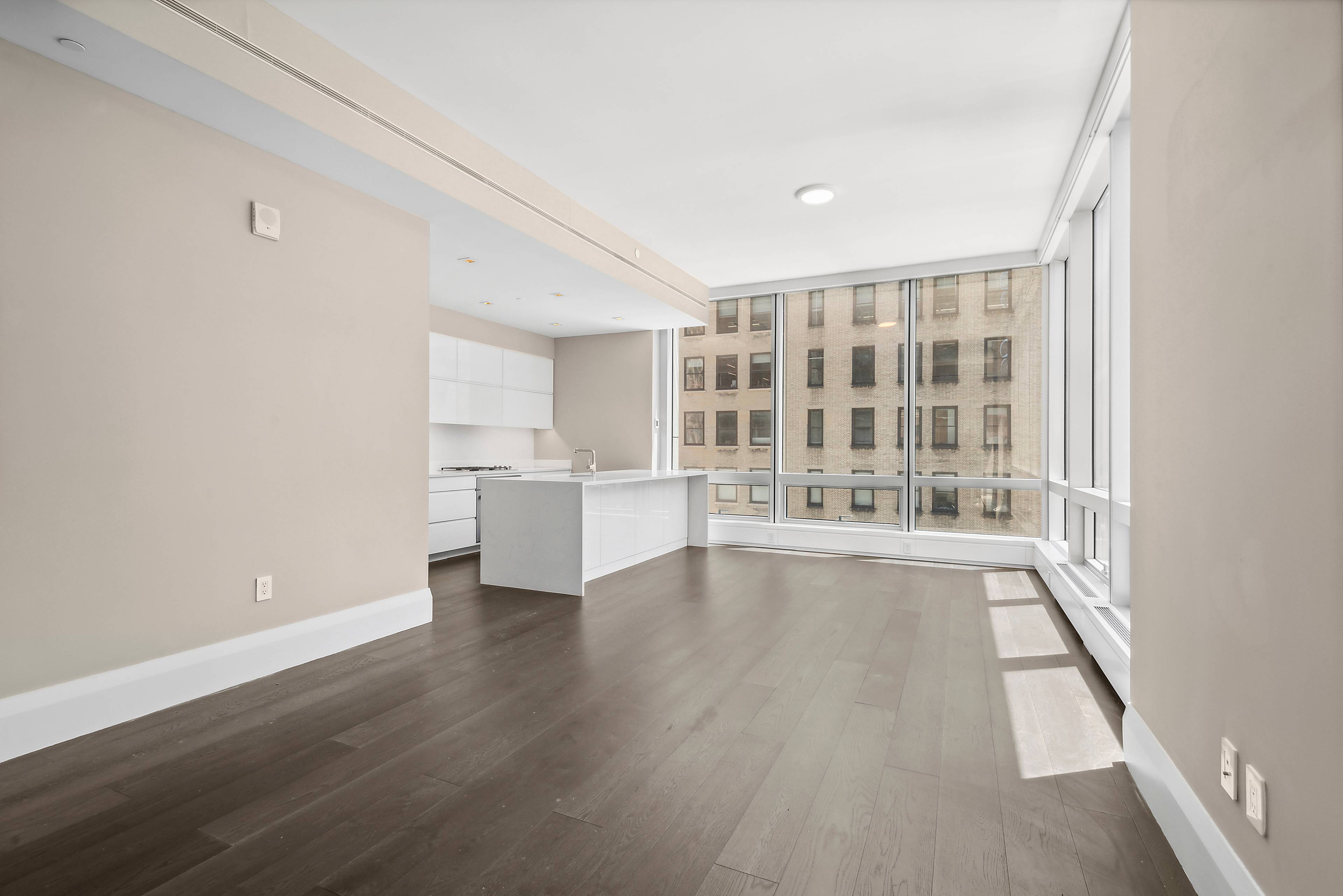 This triple mint 2 bedroom, 2 and a half bathroom home has 11 foot ceilings and southern and Eastern exposures proving an abundance of sunlight throughout the home.