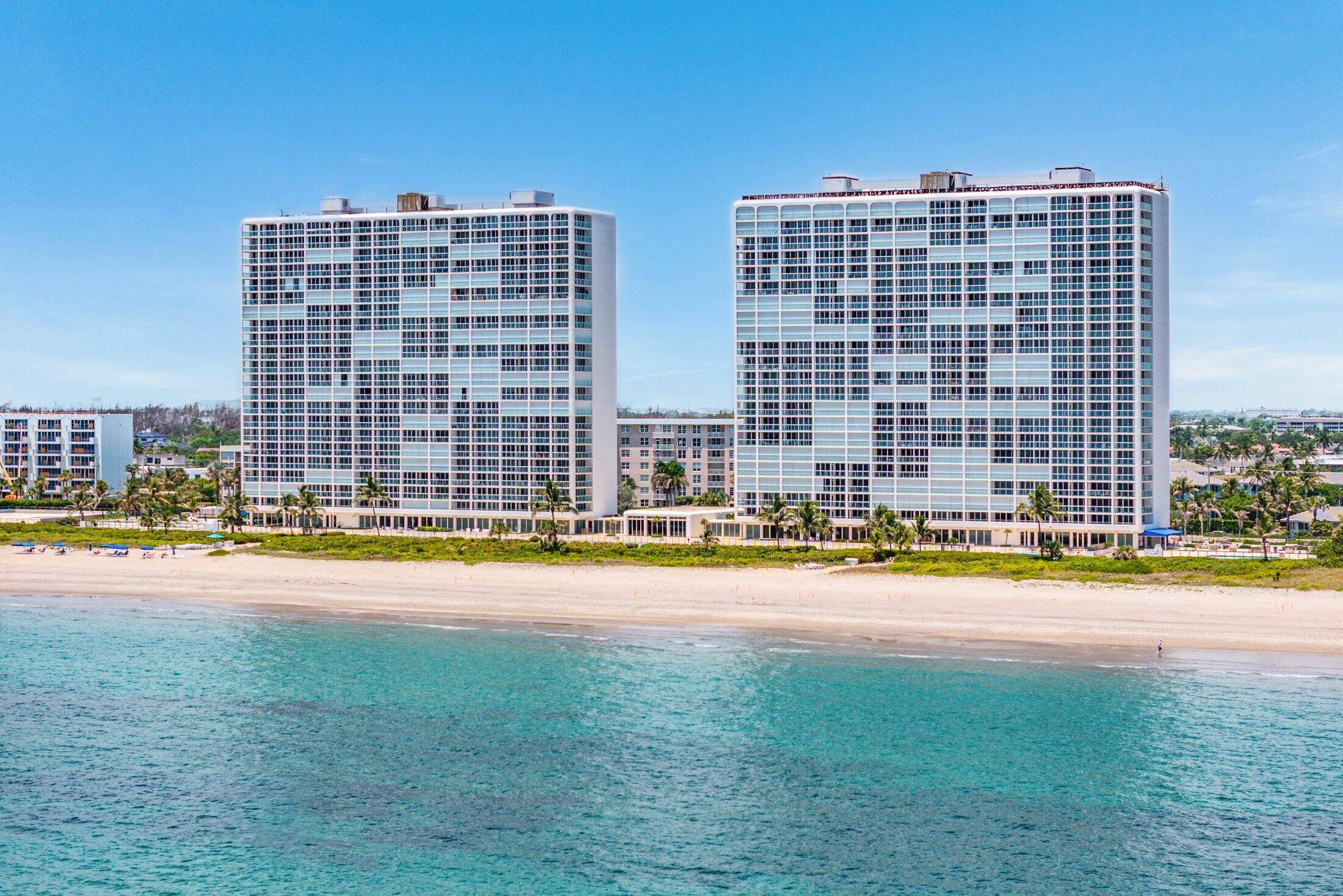 Experience direct oceanfront, luxury living at Ocean Towers !