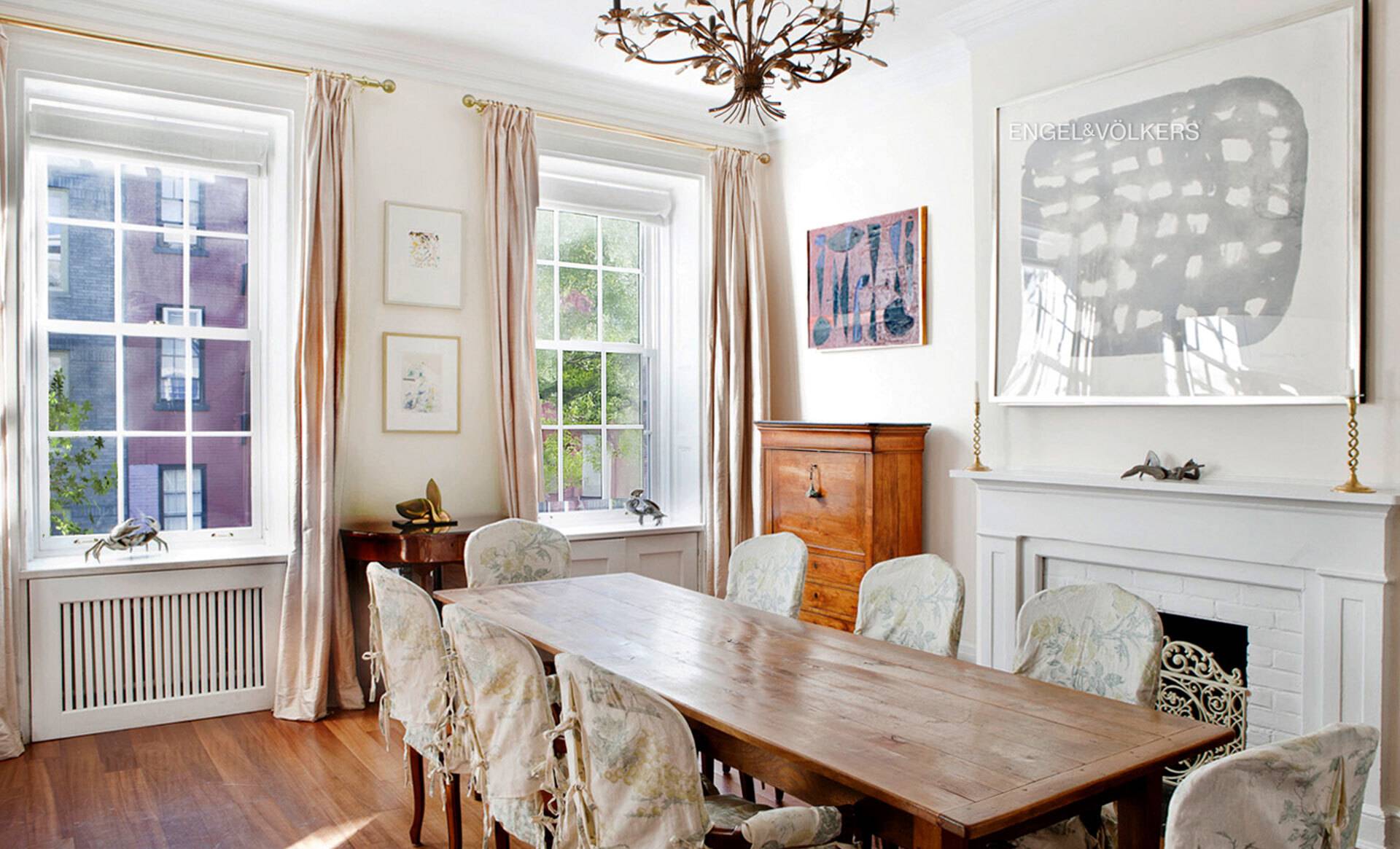 One of a Kind Townhouse Style Living in the Heart of Greenwich Village This exceptional home spans Two Full Floors approx.