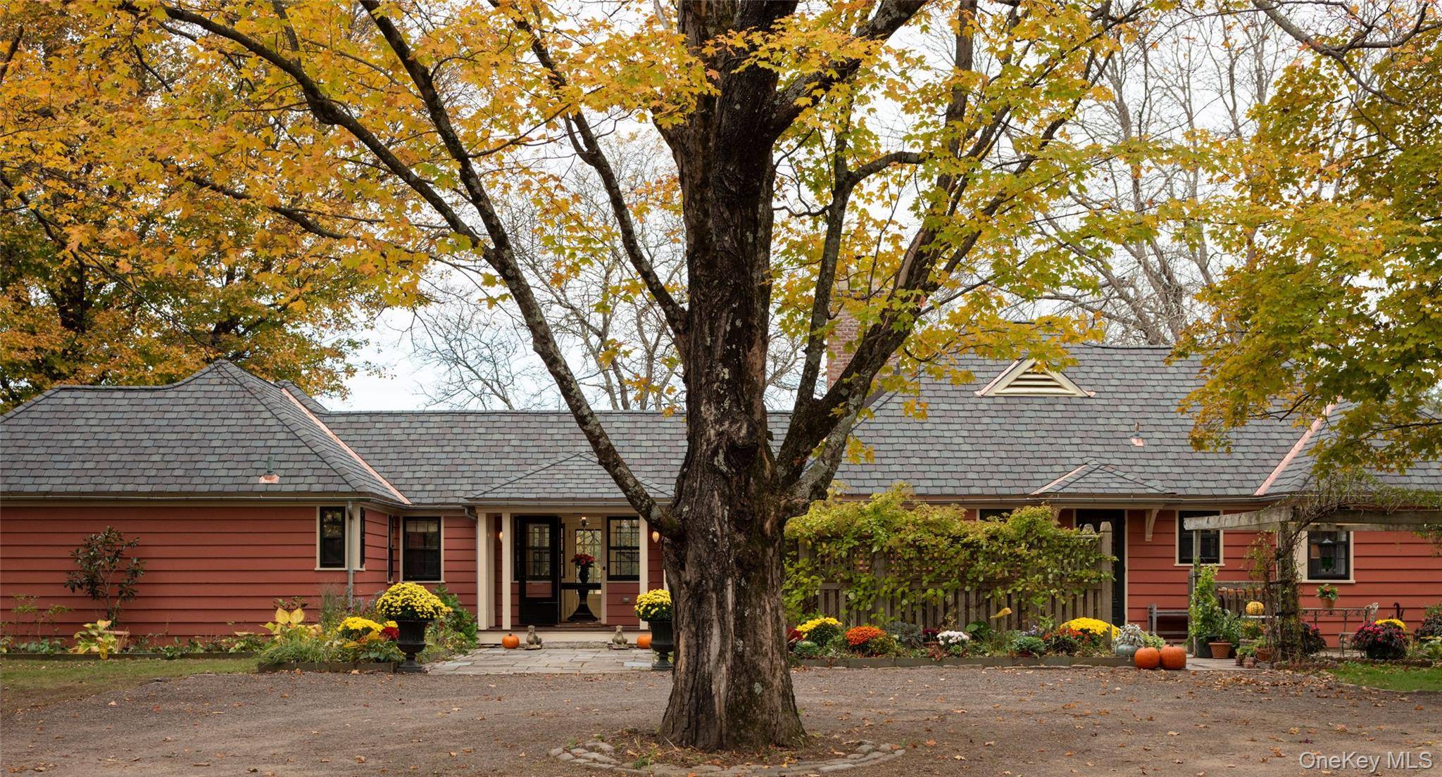 Middlefield, a French Country House privately sited retains the integrity of this classic style.