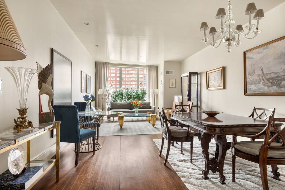 Residence 6B at 255 East 74th Street is a rare offering a 1, 230 square foot one bedroom plus home office with 1.