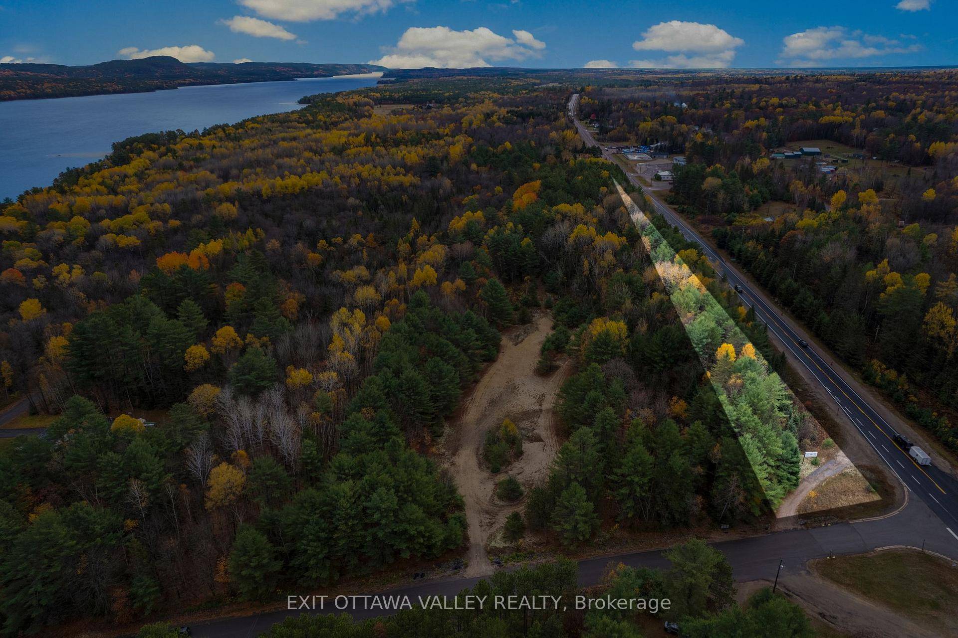 Treed building lots on quiet Moores Road minutes to Deep River and Hwy 17 with additional access to select parcels via Moose Avenue and Red Deer Trail.