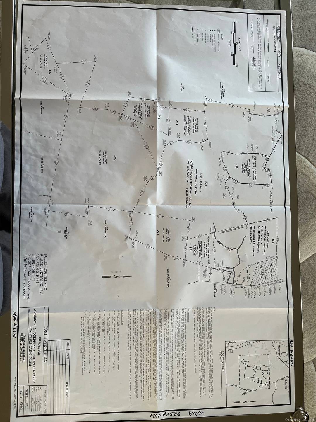 216 acre tract of absolutely gorgeous woodland with some fields, small stream, some wetlands, pine hardwood forests, apple and chestnut trees, hiking and vehicle and Quad trails, Whole tract currently ...