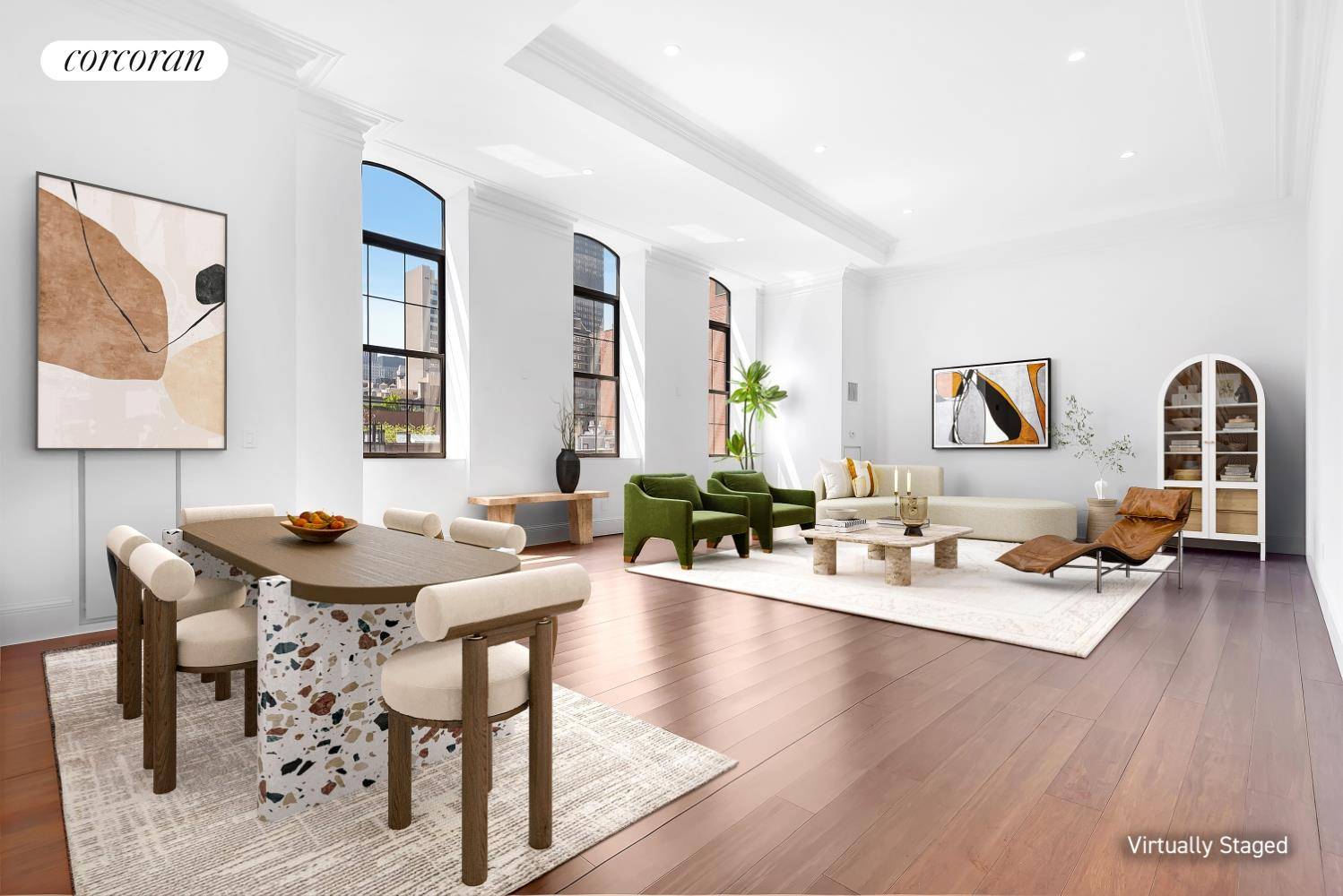 Loft 6E is a grand scale, oversized sun filled loft style home filled with modern amenities and a gracious and flexible layout to suit every need.